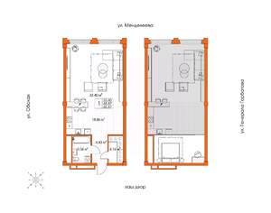 1-к квартира, строящийся дом, 66м2, 3/5 этаж