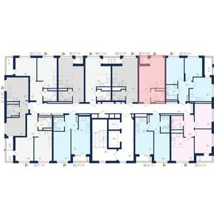 1-к квартира, вторичка, 25м2, 11/22 этаж