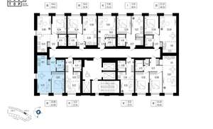2-к квартира, вторичка, 44м2, 15/25 этаж