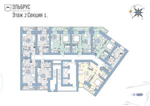 2-к квартира, вторичка, 47м2, 2/20 этаж
