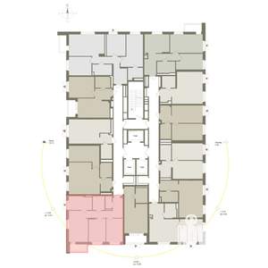 3-к квартира, вторичка, 63м2, 7/25 этаж