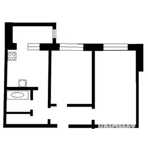 2-к квартира, вторичка, 52м2, 8/17 этаж