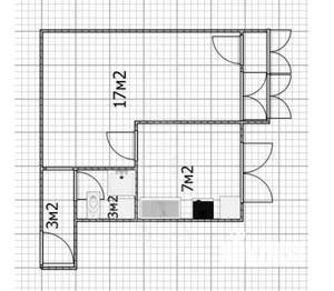1-к квартира, вторичка, 31м2, 5/5 этаж