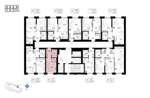 1-к квартира, вторичка, 23м2, 10/25 этаж