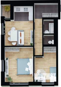 2-к квартира, вторичка, 60м2, 6/25 этаж
