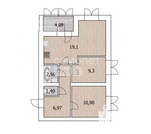 2-к квартира, вторичка, 56м2, 5/20 этаж