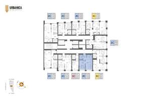 2-к квартира, вторичка, 45м2, 20/32 этаж