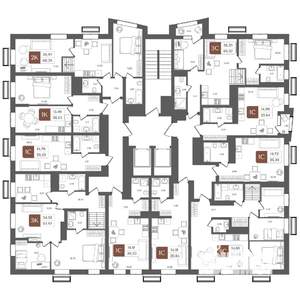 3-к квартира, строящийся дом, 88м2, 21/21 этаж