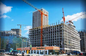 1-к квартира, строящийся дом, 34м2, 8/27 этаж