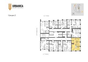 3-к квартира, вторичка, 59м2, 21/32 этаж