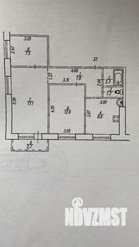 3-к квартира, вторичка, 58м2, 9/9 этаж