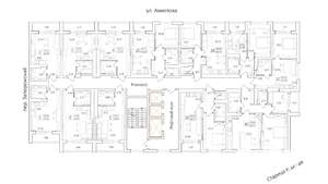 3-к квартира, вторичка, 60м2, 22/25 этаж