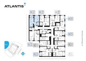 2-к квартира, вторичка, 45м2, 8/32 этаж