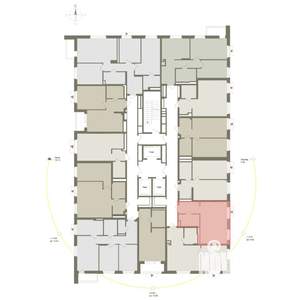 1-к квартира, вторичка, 34м2, 5/25 этаж