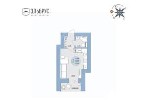 Студия квартира, вторичка, 24м2, 11/20 этаж