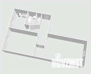 2-к квартира, вторичка, 48м2, 1/5 этаж