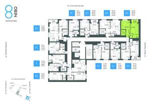 2-к квартира, вторичка, 40м2, 12/20 этаж