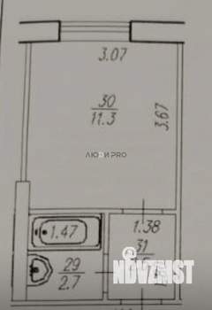 Студия квартира, вторичка, 17м2, 4/9 этаж