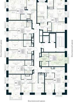 Студия квартира, вторичка, 29м2, 6/15 этаж