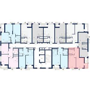 1-к квартира, вторичка, 33м2, 11/22 этаж