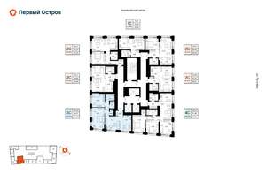 3-к квартира, вторичка, 64м2, 20/23 этаж