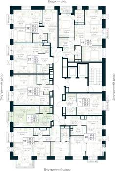 Студия квартира, строящийся дом, 29м2, 7/15 этаж