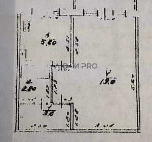 1-к квартира, вторичка, 31м2, 2/5 этаж