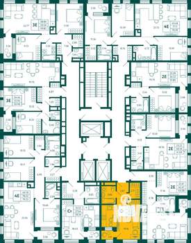 Студия квартира, строящийся дом, 29м2, 17/29 этаж