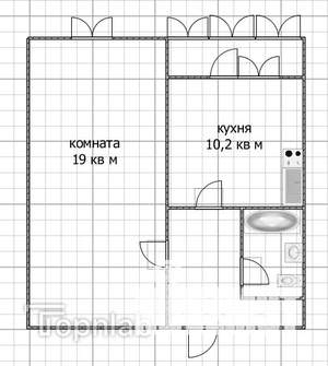 1-к квартира, вторичка, 37м2, 5/15 этаж