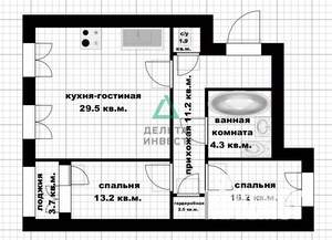 3-к квартира, вторичка, 83м2, 6/10 этаж