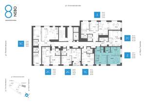 2-к квартира, вторичка, 58м2, 3/17 этаж