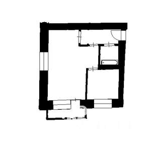 1-к квартира, вторичка, 31м2, 1/4 этаж