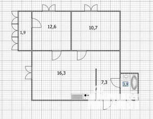 3-к квартира, вторичка, 51м2, 21/27 этаж