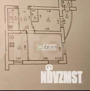 2-к квартира, вторичка, 55м2, 2/9 этаж