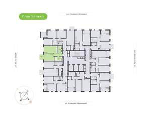 1-к квартира, вторичка, 45м2, 3/24 этаж