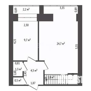 3-к квартира, вторичка, 86м2, 8/13 этаж