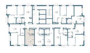 Студия квартира, строящийся дом, 27м2, 20/31 этаж