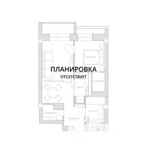 1-к квартира, строящийся дом, 42м2, 14/25 этаж