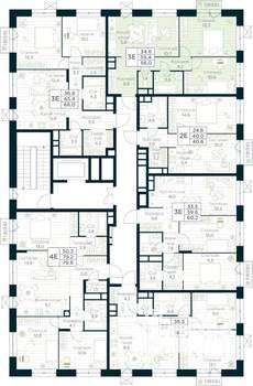 2-к квартира, вторичка, 56м2, 7/10 этаж
