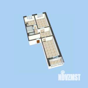 2-к квартира, вторичка, 63м2, 9/9 этаж