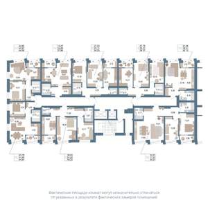 2-к квартира, вторичка, 43м2, 6/14 этаж