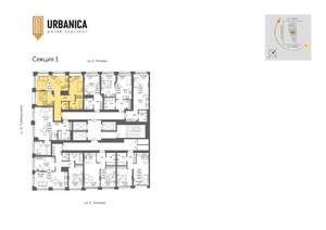 3-к квартира, вторичка, 63м2, 21/32 этаж