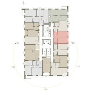1-к квартира, вторичка, 39м2, 17/25 этаж