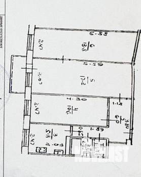 3-к квартира, вторичка, 58м2, 3/5 этаж