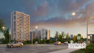 2-к квартира, строящийся дом, 60м2, 9/10 этаж