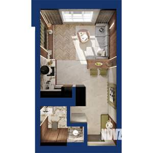 Студия квартира, вторичка, 30м2, 4/25 этаж