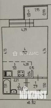 Студия квартира, вторичка, 27м2, 10/16 этаж