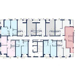 1-к квартира, вторичка, 29м2, 12/22 этаж