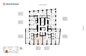 2-к квартира, вторичка, 41м2, 7/23 этаж