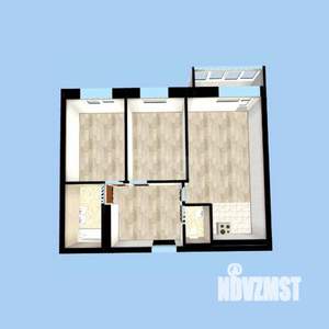 3-к квартира, вторичка, 70м2, 9/26 этаж